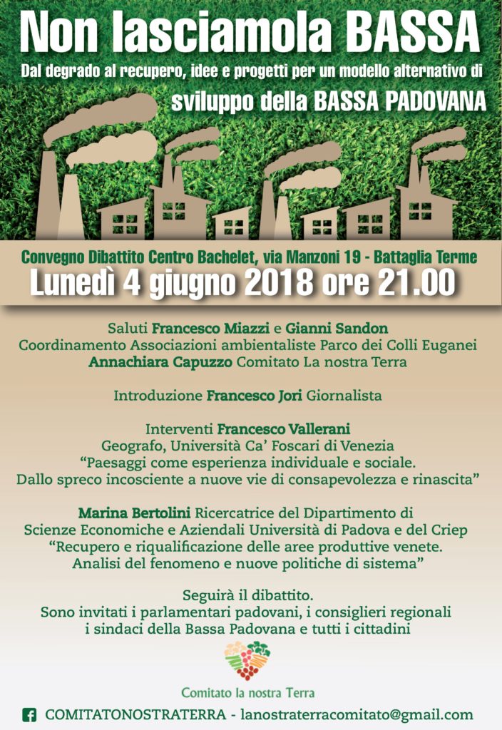 Regeneration and reclassification of Veneto production areas