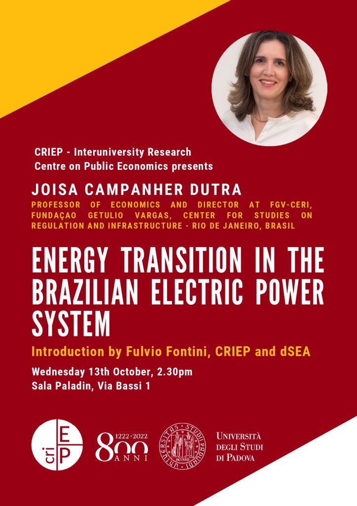 Joisa Dutra: Energy Transition in the Brazilian electric power system