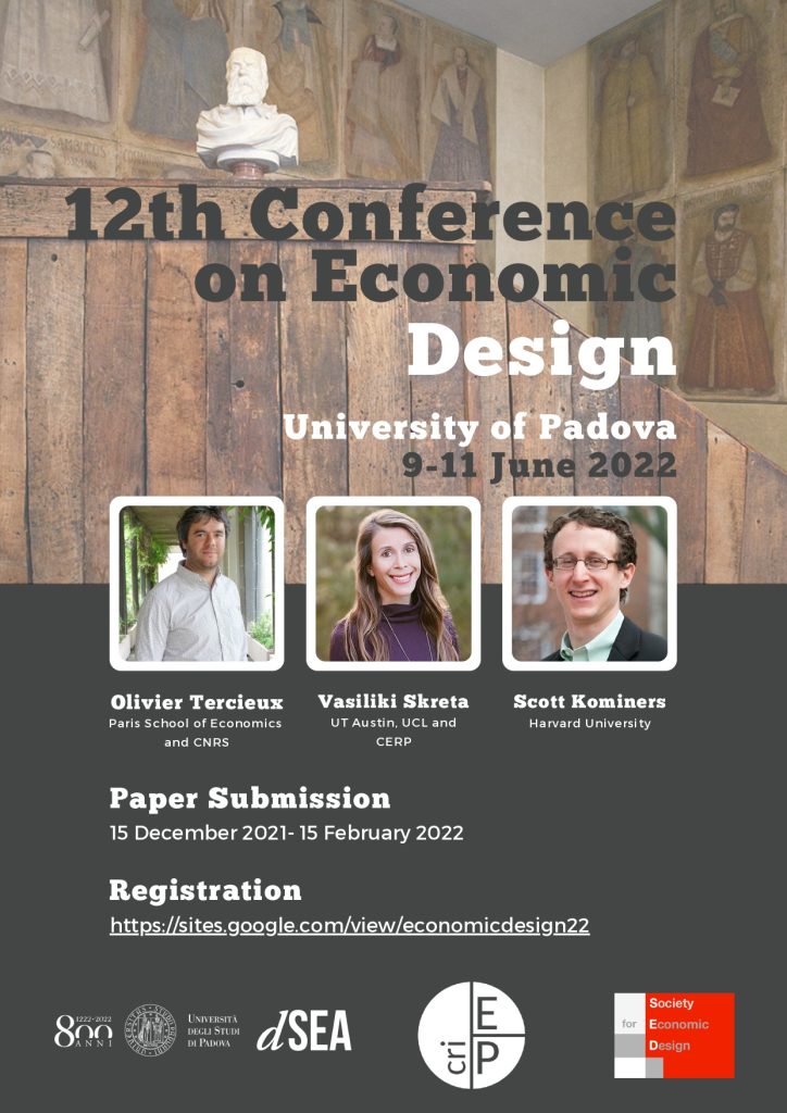 12th Conference on Economic Design